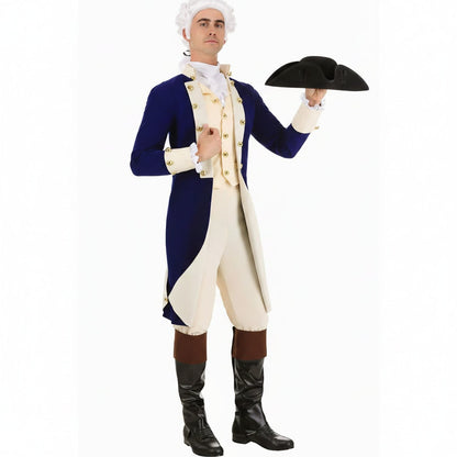 Halloween Costumes Colonial Uniform Set Adults - Image 5