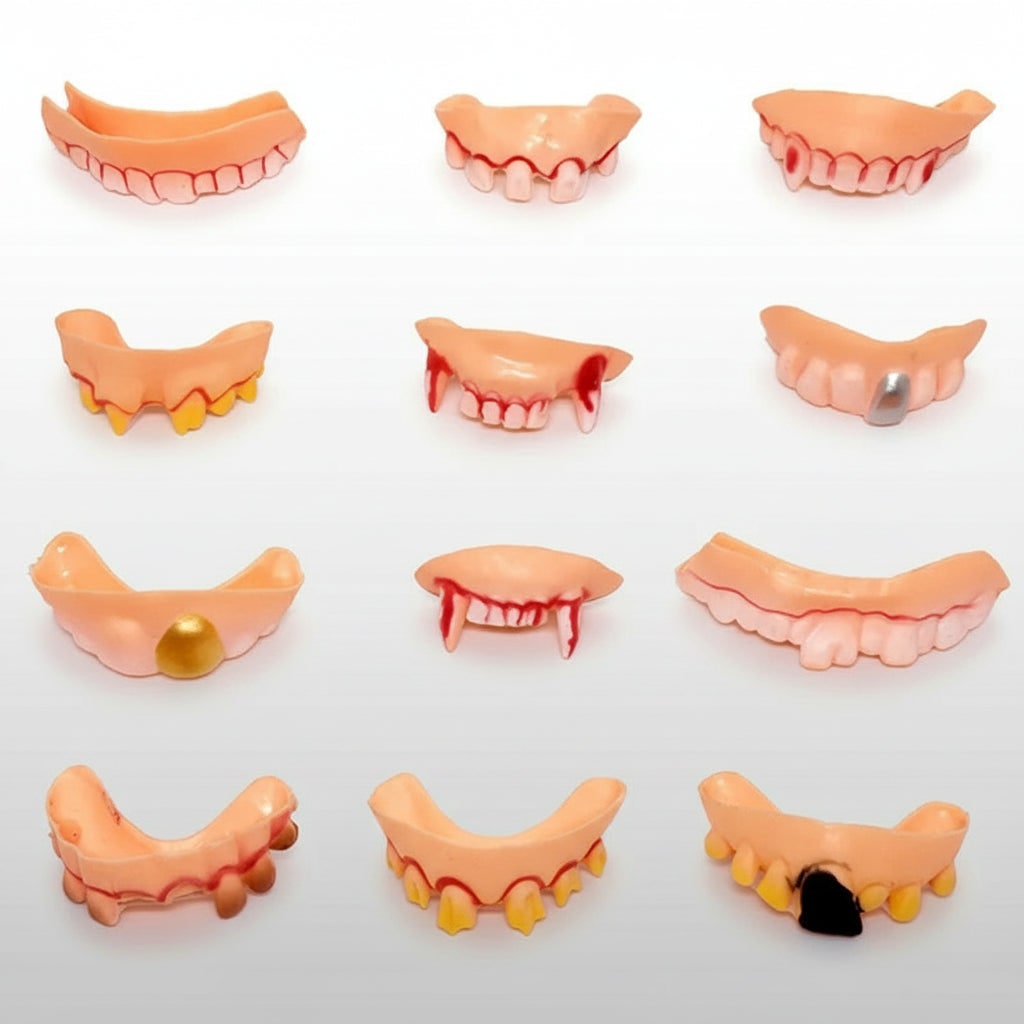 Halloween Costumes Fake Teeth Fun Party Halloween Teeth - Image 4
