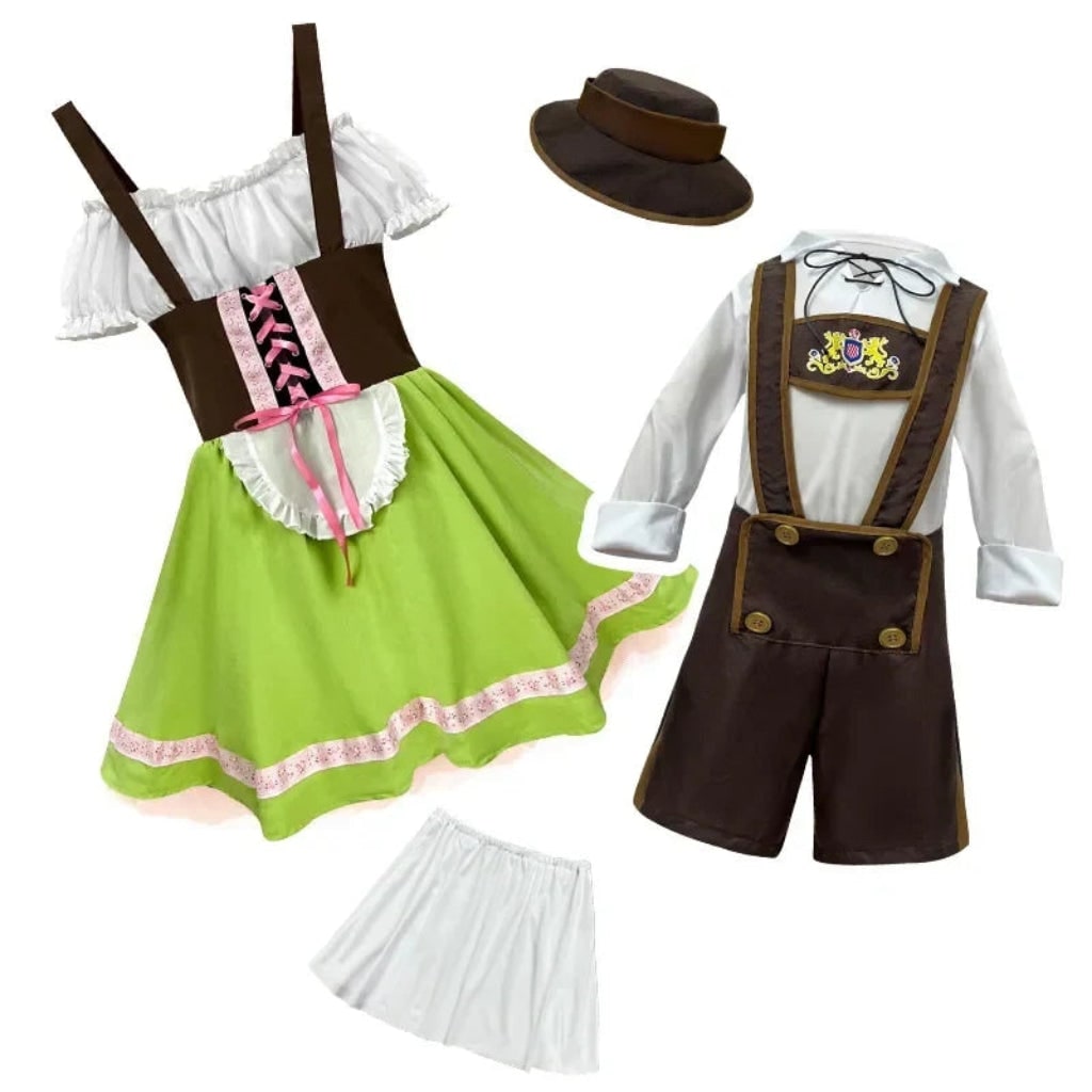 Halloween Costumes Festive Outfit Traditional Set - Image 4