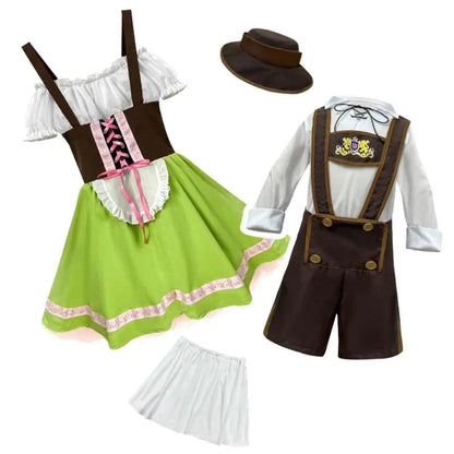 Halloween Costumes Festive Outfit Traditional Set - Image 4