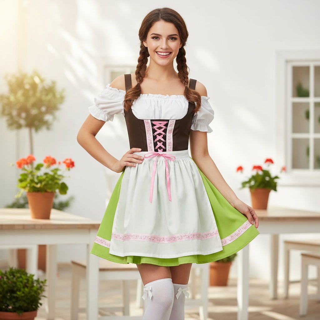 Halloween Costumes Festive Outfit Traditional Set - Image 6