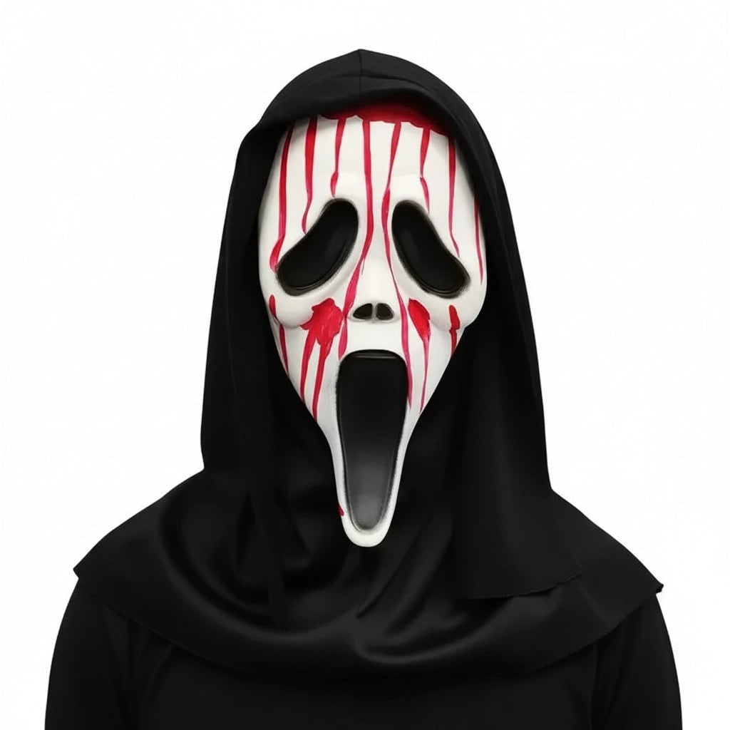 Halloween Costumes Ghost Mask Scary Costume - Image 1