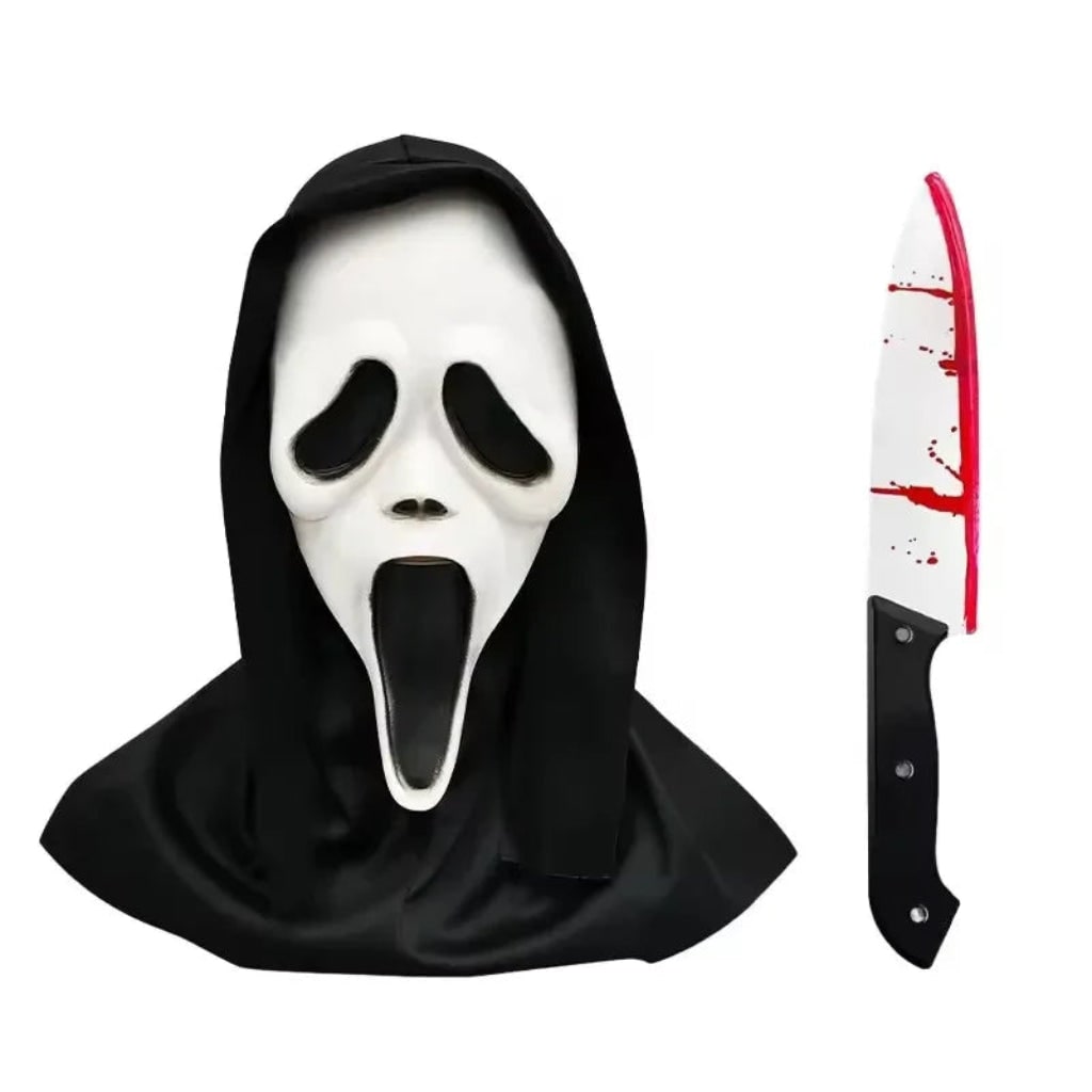 Halloween Costumes Ghost Mask Scary Costume - Image 5