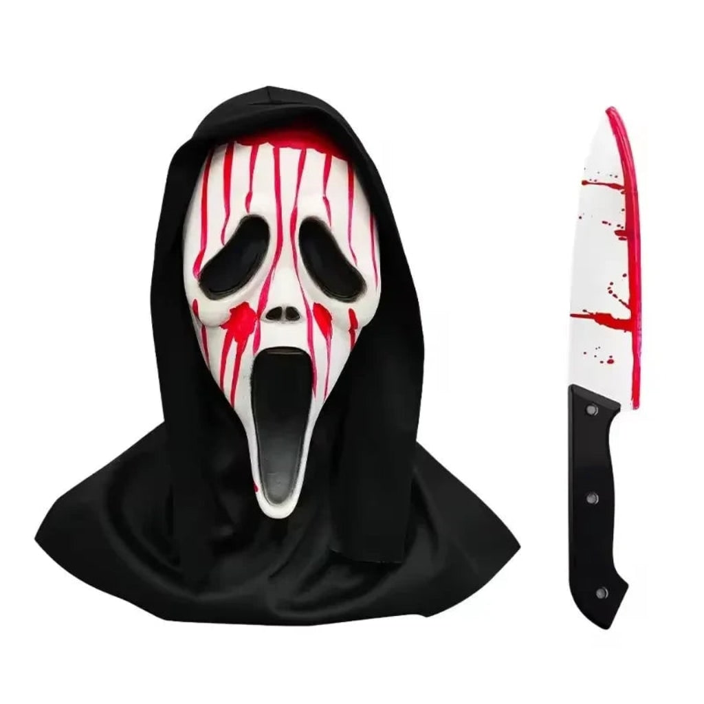 Halloween Costumes Ghost Mask Scary Costume - Image 6