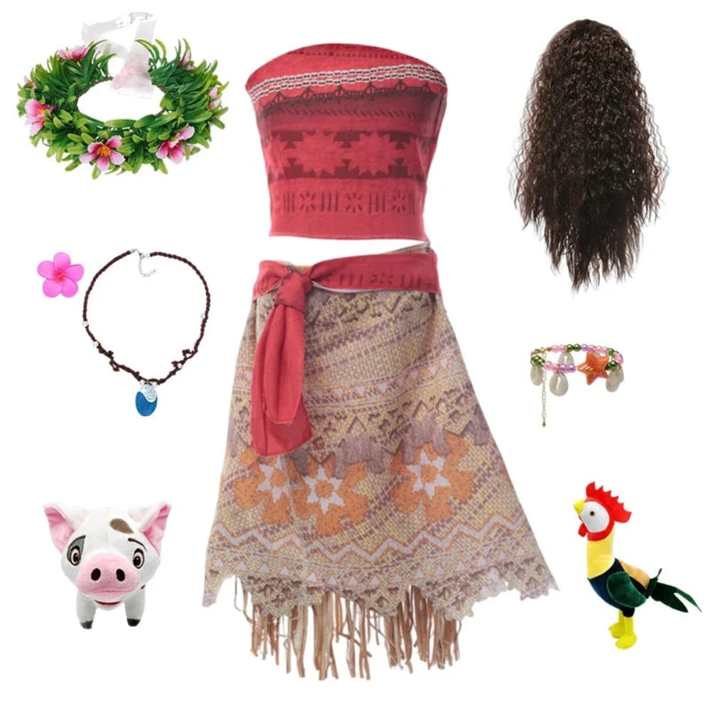 Halloween Costumes Girls Adventure Dress Set - Image 8