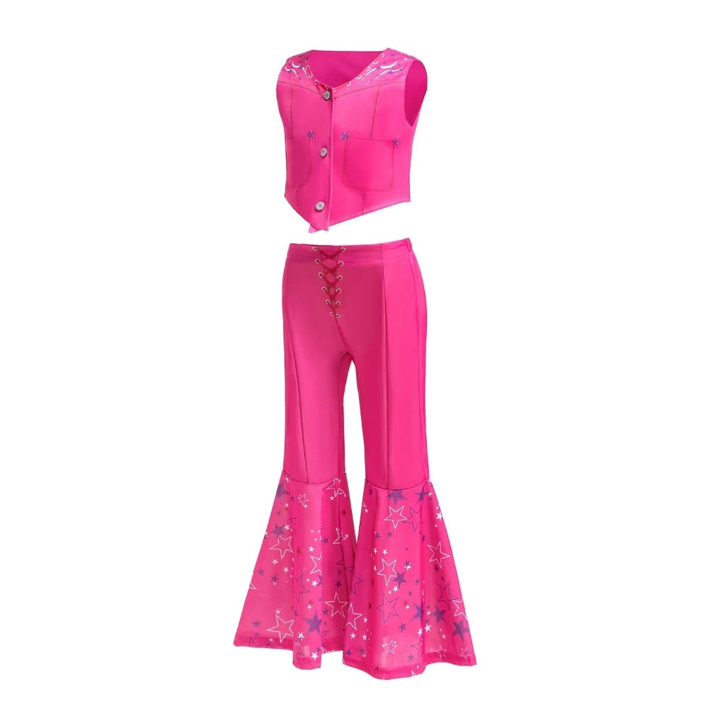 Halloween Costumes Girls Disco Outfit Kids Party Set - Image 7