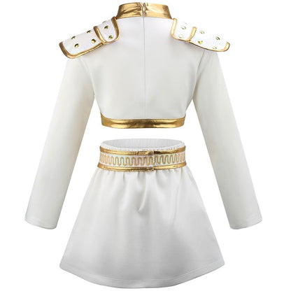 Halloween Costumes Girls Gold Dance Costume Set - Image 2