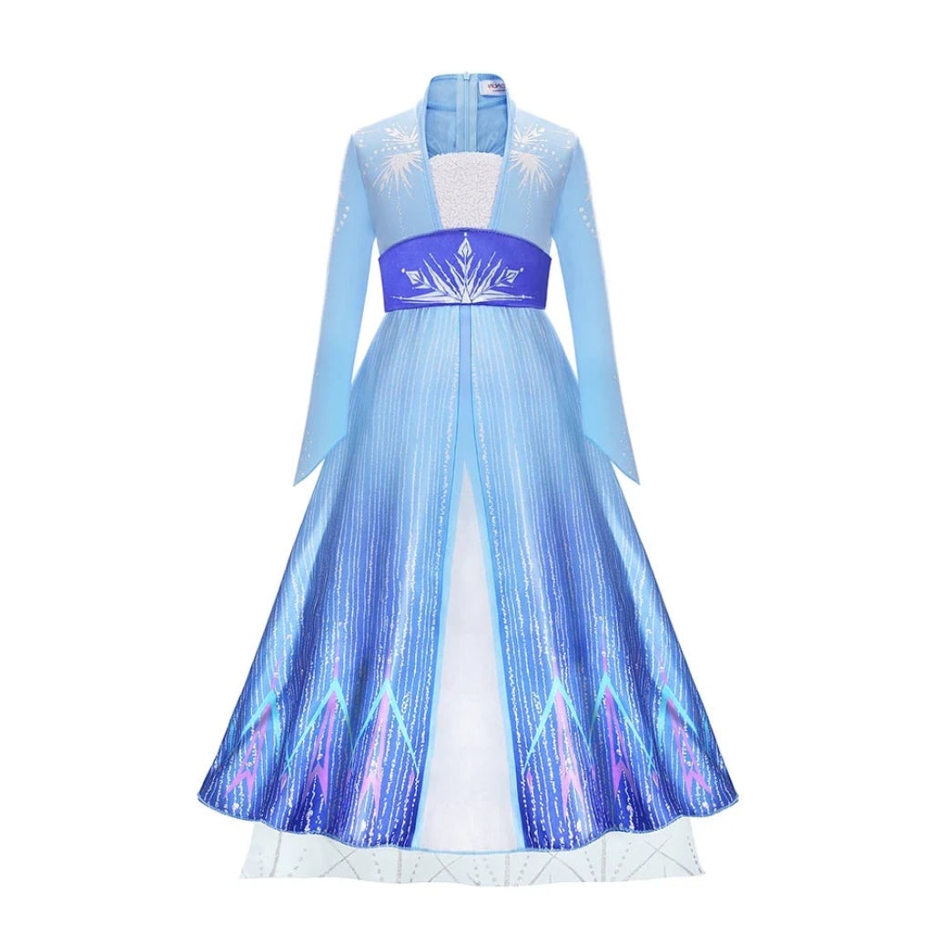 Halloween Costumes Girls Ice Princess Dress Cape - Image 4