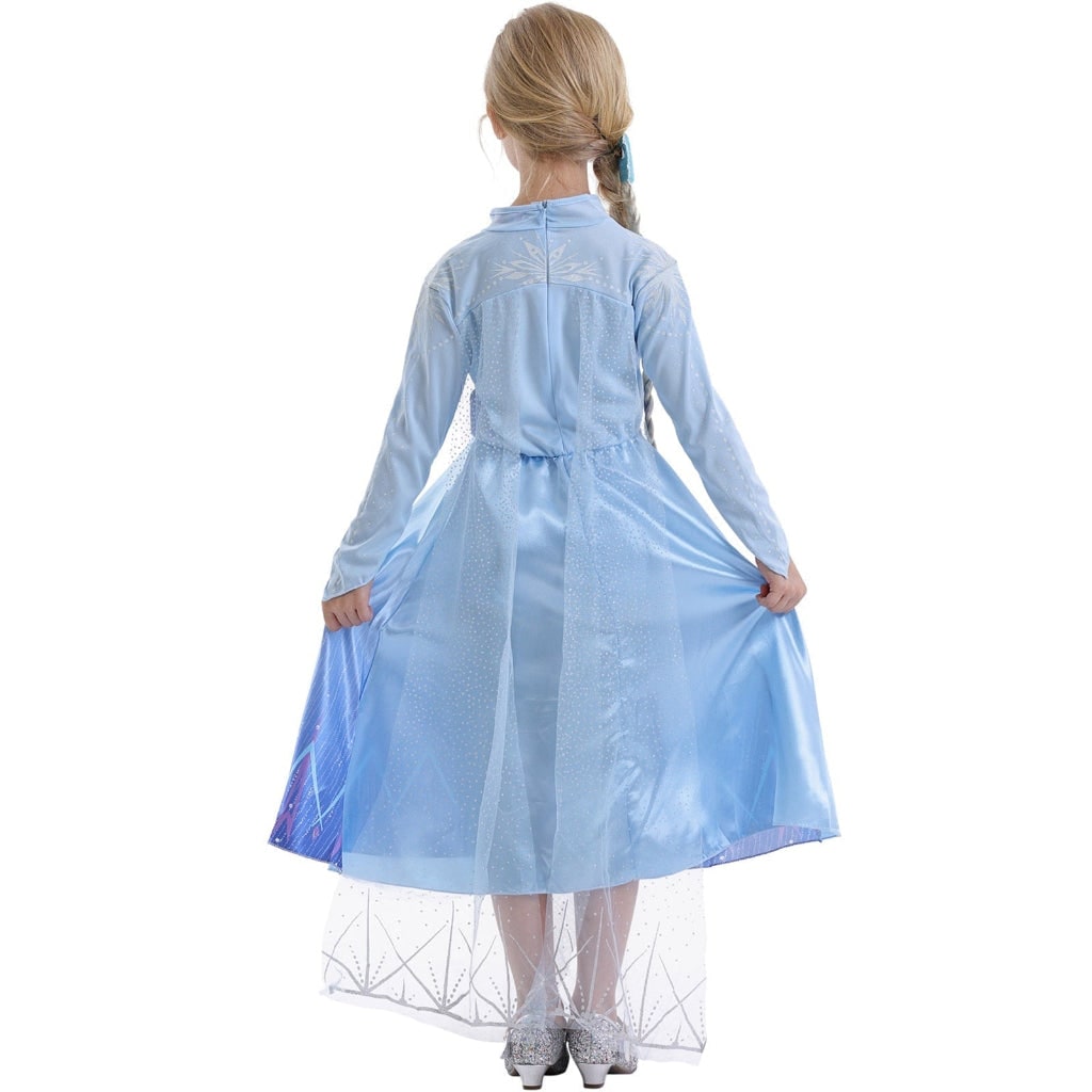 Halloween Costumes Girls Ice Princess Dress Cape Set - Image 5
