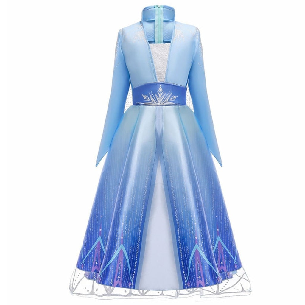 Halloween Costumes Girls Ice Princess Dress Cape Set - Image 7