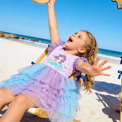 Halloween Costumes Girls Mermaid Tutu Dress - Image 2