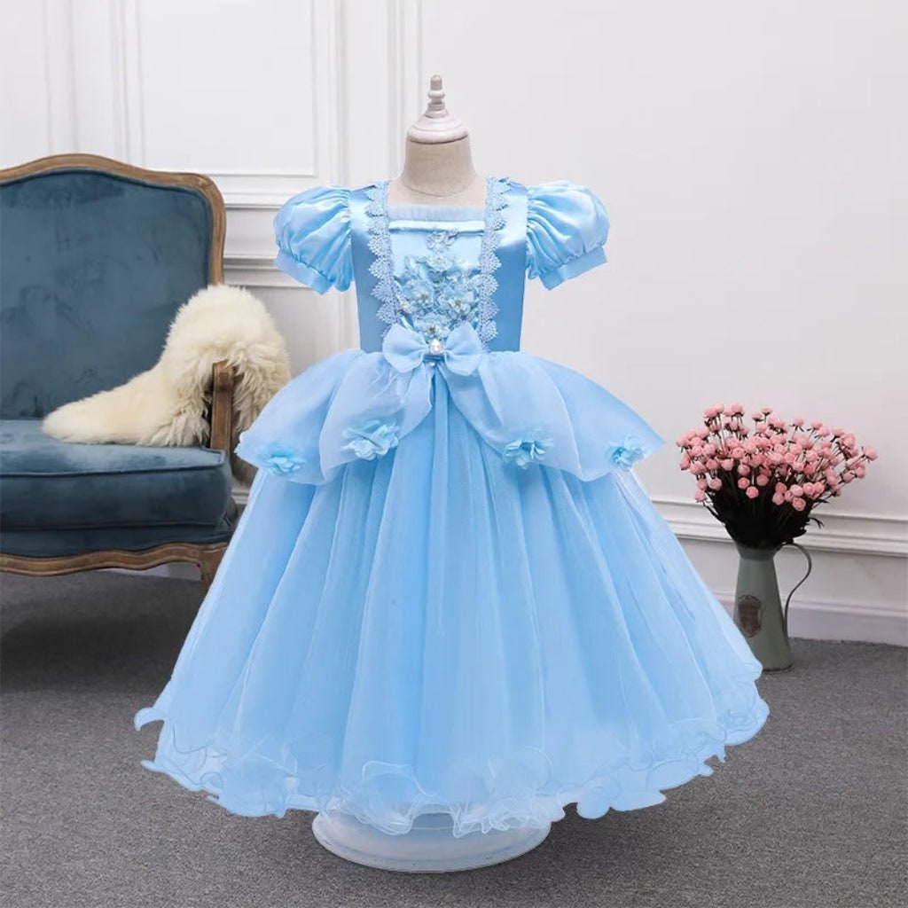 Halloween Costumes Girls Princess Ball Gown Dress - Image 1