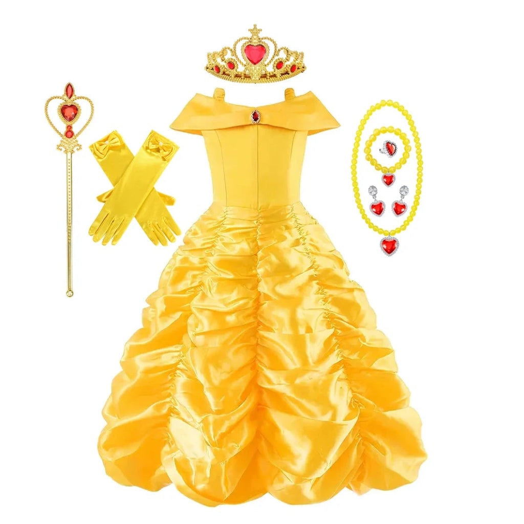 Halloween Costumes Girls Princess Ball Gown Dress - Image 5