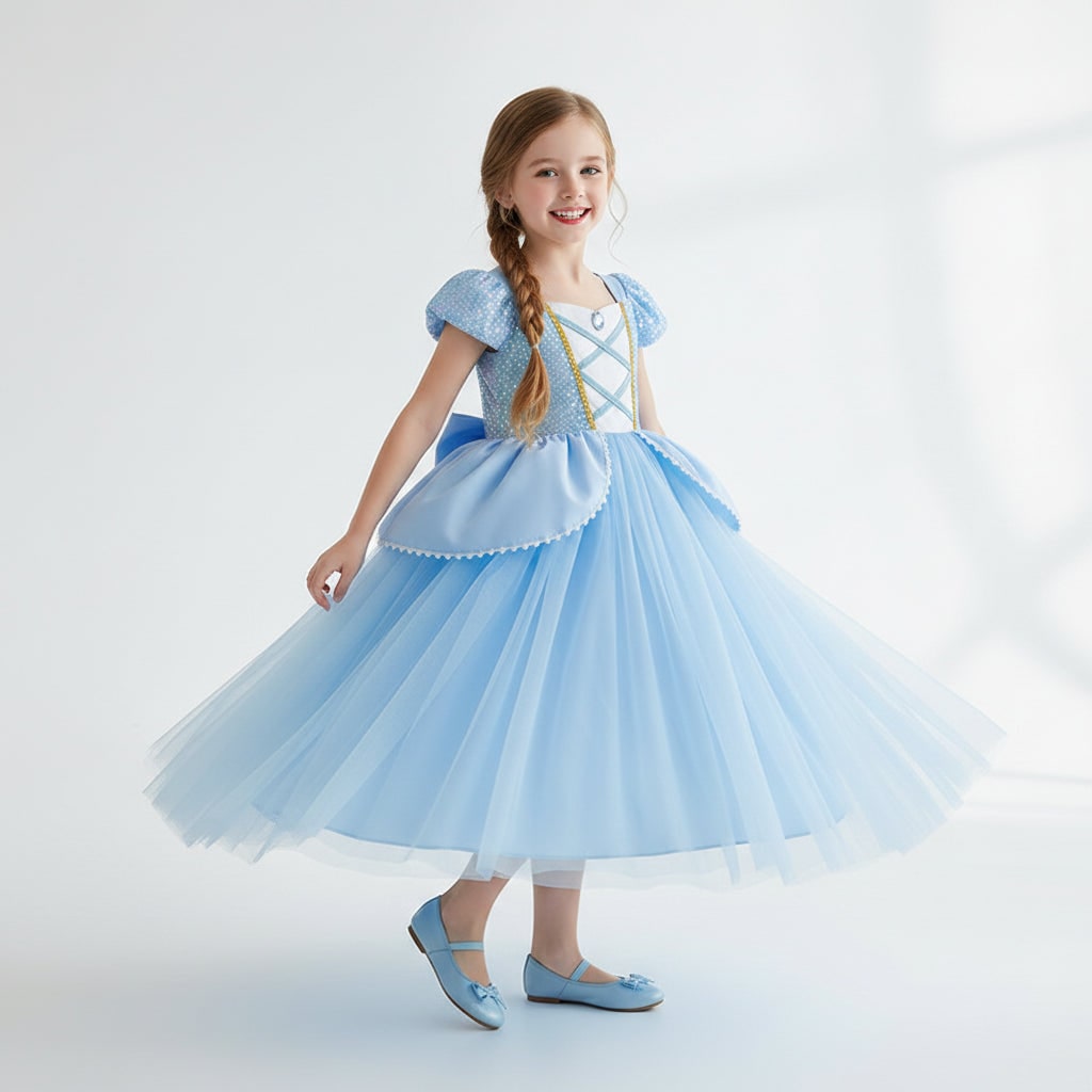Halloween Costumes Girls Princess Costume Dress Set - Image 1