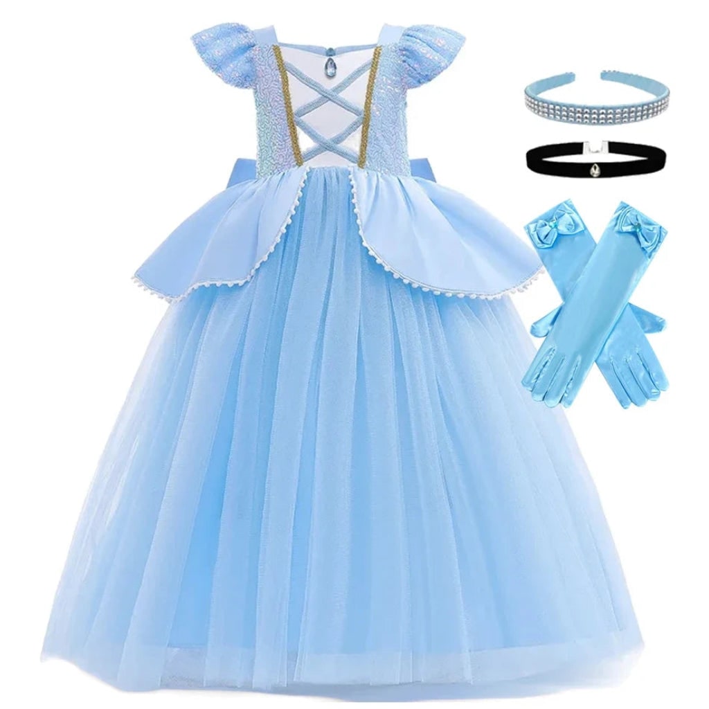 Halloween Costumes Girls Princess Costume Dress Set - Image 6