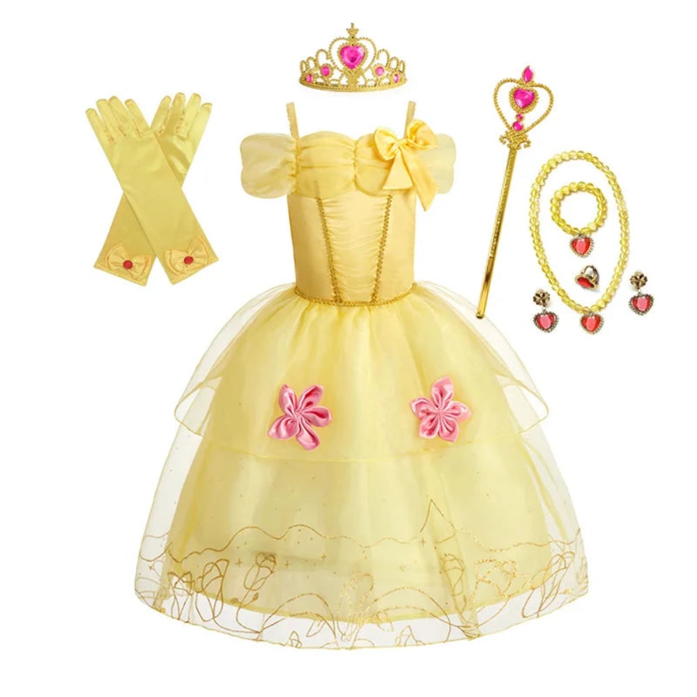 Halloween Costumes Girls Princess Dress Costume - Image 3