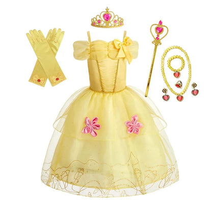 Halloween Costumes Girls Princess Dress Costume - Image 3