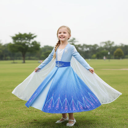 Halloween Costumes Girls Princess Dress Kids Party Gown - Image 1