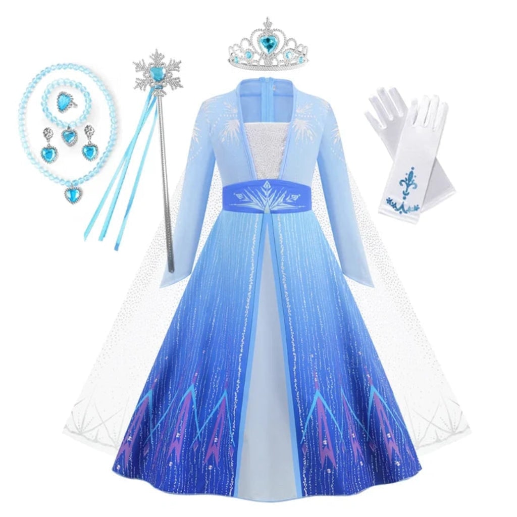 Halloween Costumes Girls Princess Dress Kids Party Gown - Image 6