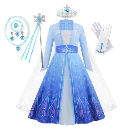 Halloween Costumes Girls Princess Dress Kids Party Gown - Image 6
