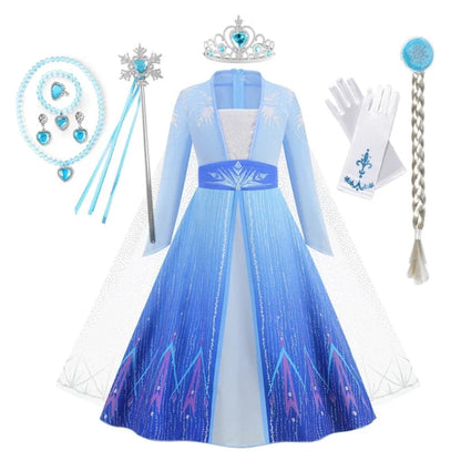 Halloween Costumes Girls Princess Dress Kids Party Gown - Image 7