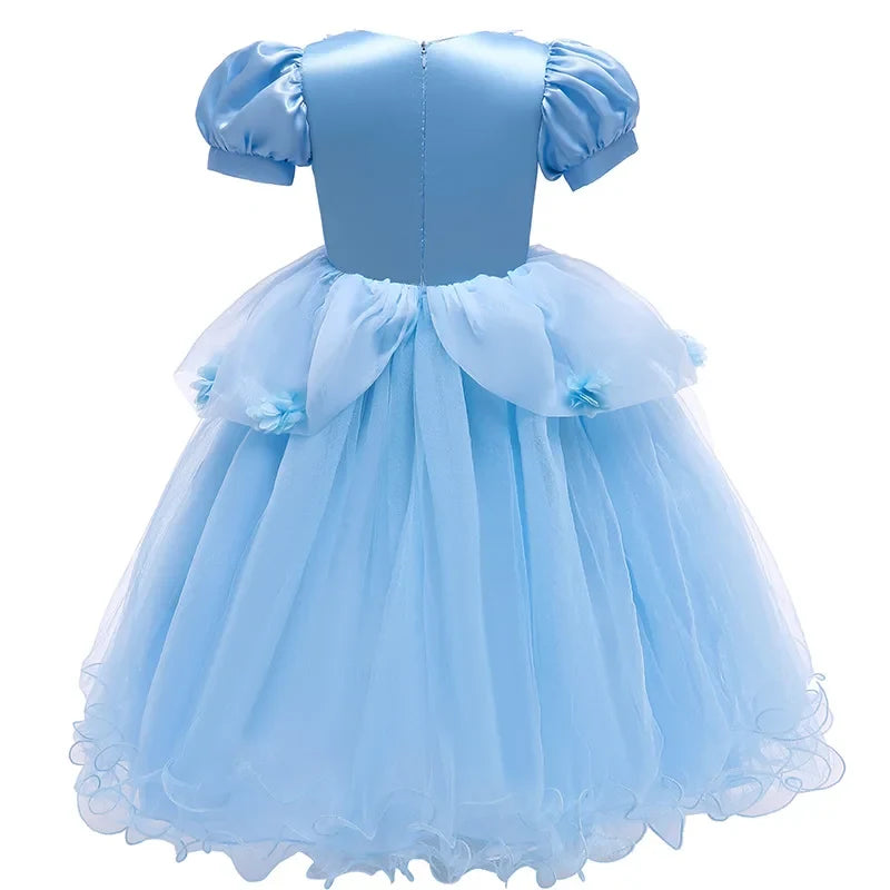 Halloween Costumes Girls Princess Dress Lace Party Gown - Image 2