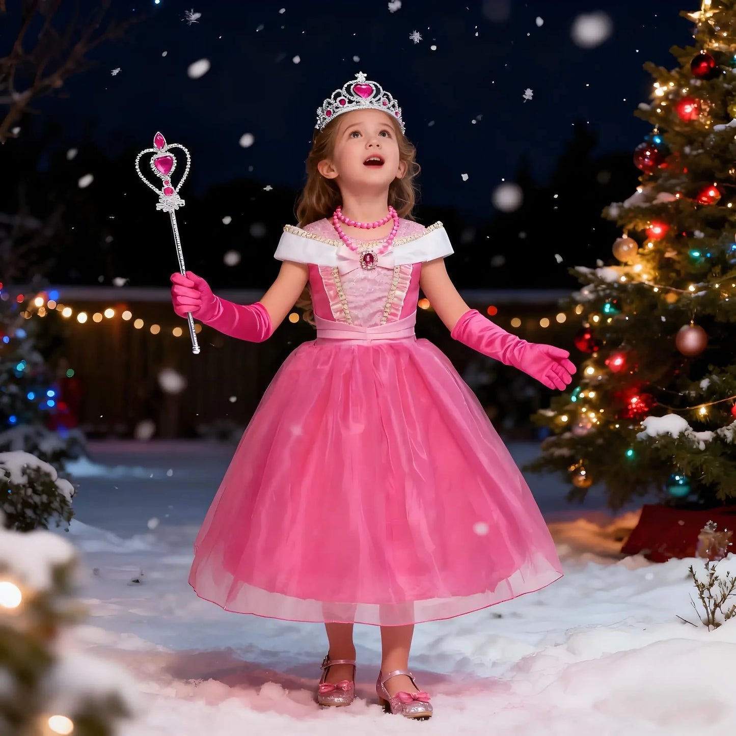 Halloween Costumes Girls Princess Party Dress - Image 4