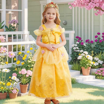 Halloween Costumes Girls Princess Party Dress Costume Set - Image 1