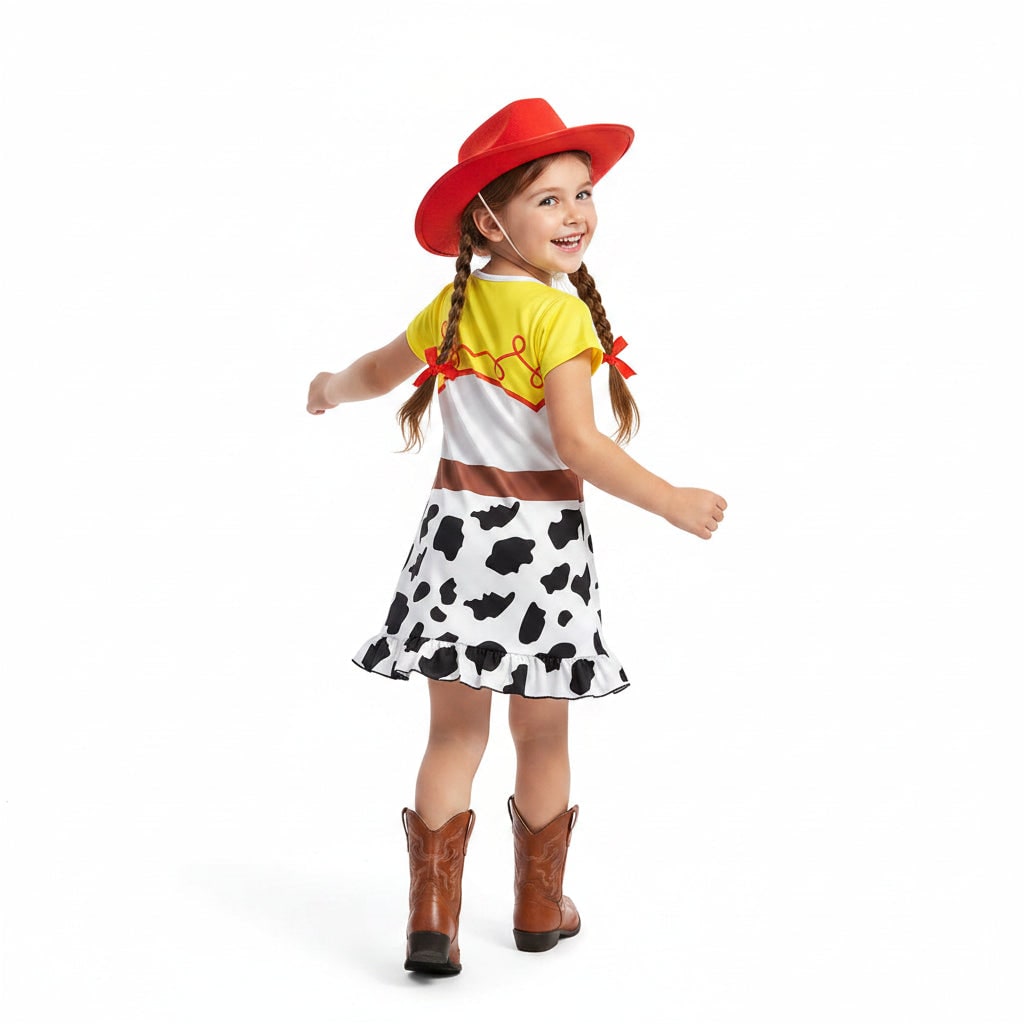 Halloween Costumes Girls Western Dress Kids Party Outfit - Image 1