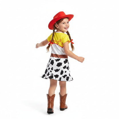 Halloween Costumes Girls Western Dress Kids Party Outfit - Image 1