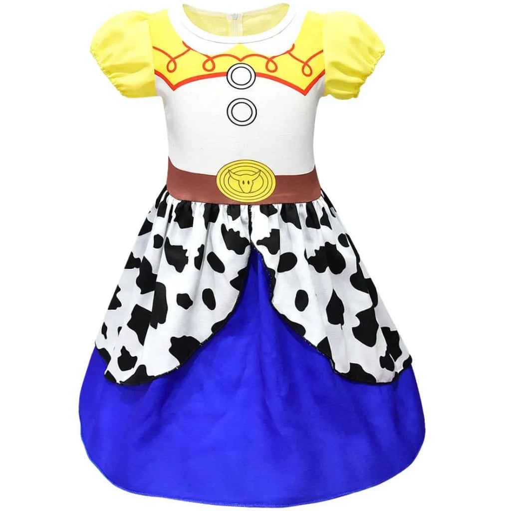 Halloween Costumes Girls Western Dress Kids Party Outfit - Image 4