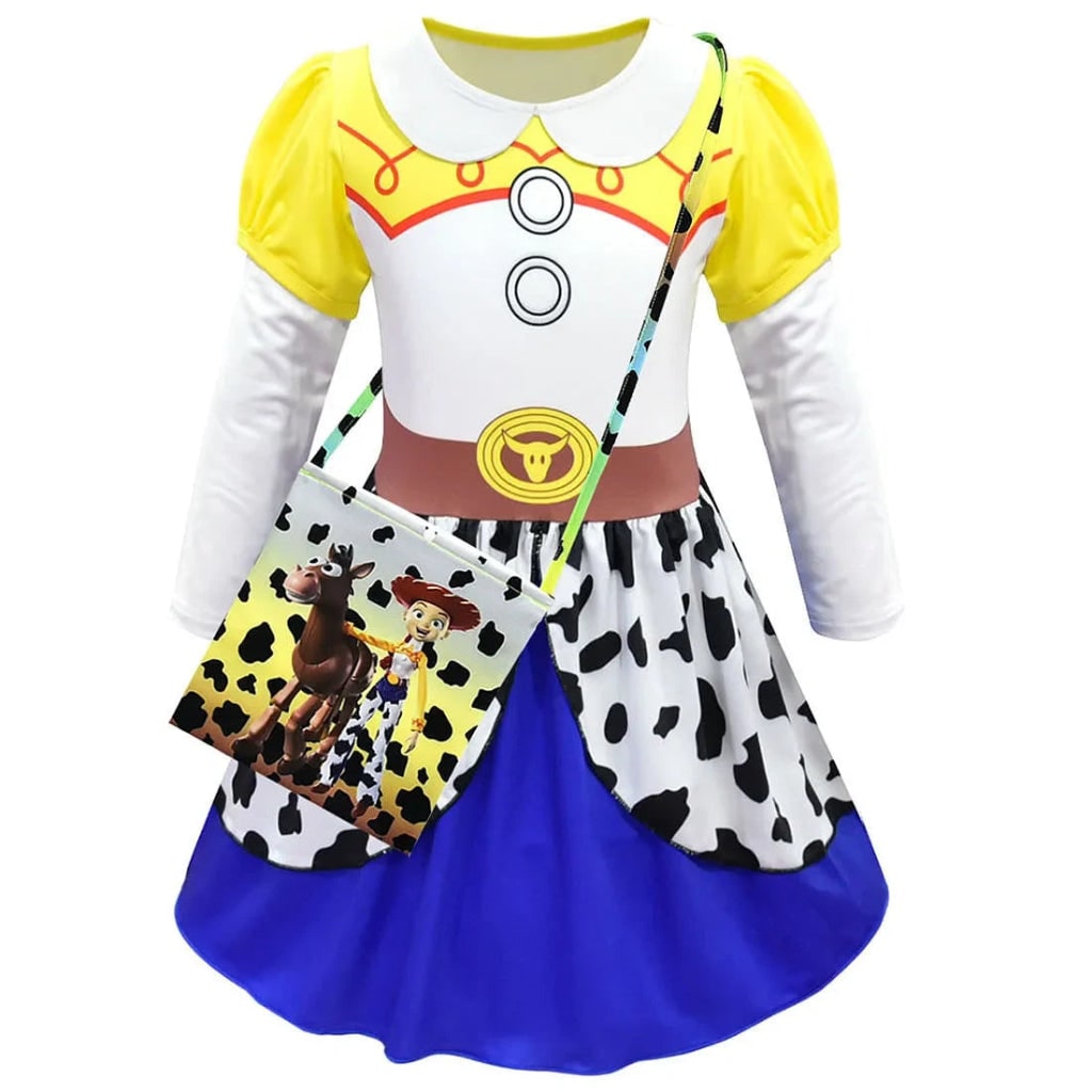 Halloween Costumes Girls Western Dress Kids Party Outfit - Image 5