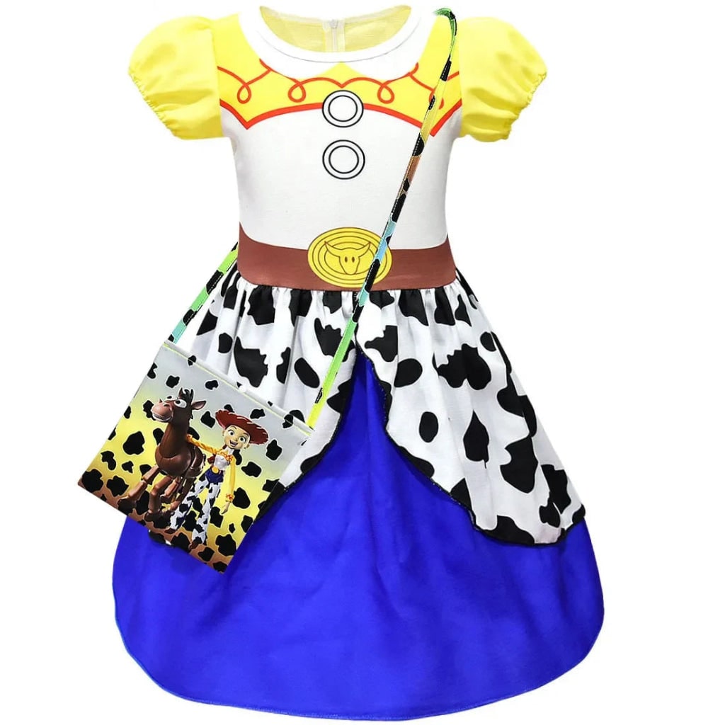 Halloween Costumes Girls Western Dress Kids Party Outfit - Image 7