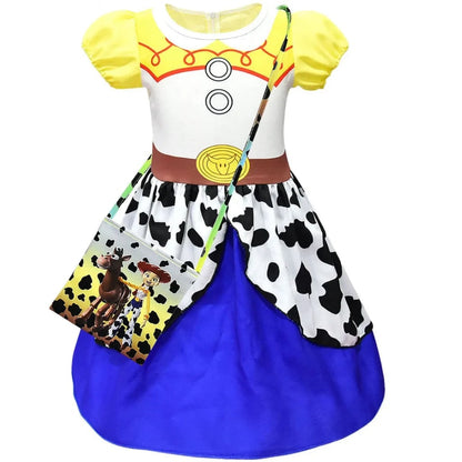 Halloween Costumes Girls Western Dress Kids Party Outfit - Image 7