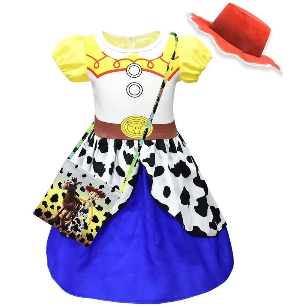 Halloween Costumes Girls Western Dress Kids Party Outfit - Image 8
