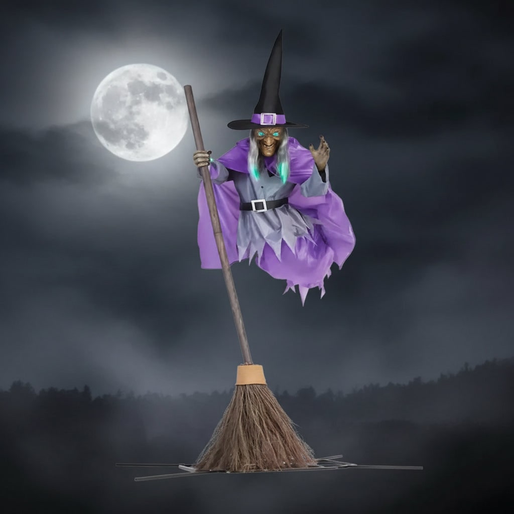Halloween Costumes Hanging Witch Yard Decoration - Image 1