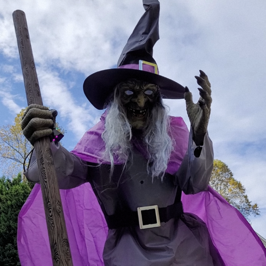 Halloween Costumes Hanging Witch Yard Decoration - Image 3