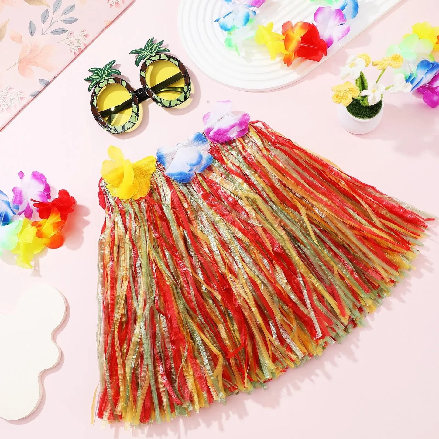 Halloween Costumes Hawaiian Outfit Set - Image 3