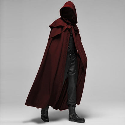 Halloween Costumes Hooded Cape Dramatic Design Long Cape - Image 2