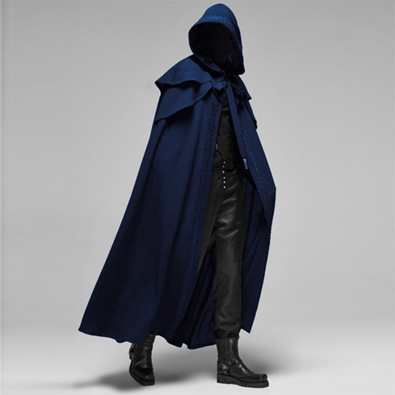 Halloween Costumes Hooded Cape Dramatic Design Long Cape - Image 3