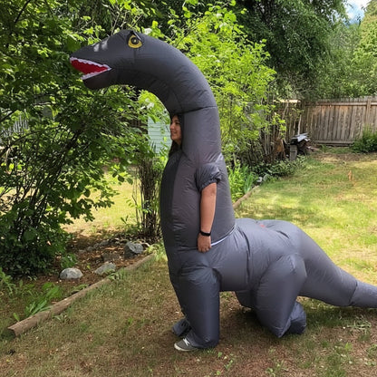 Halloween Costumes Inflatable Dinosaur Funny Costume Rave - Image 3