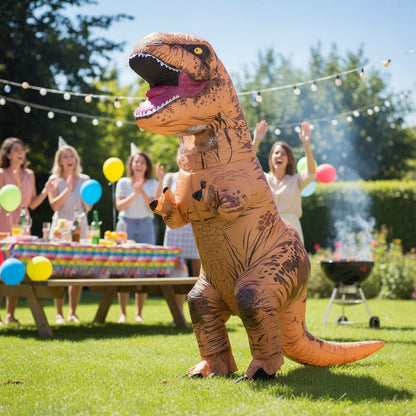 Halloween Costumes Inflatable Dinosaur Funny Party Suit - Image 1