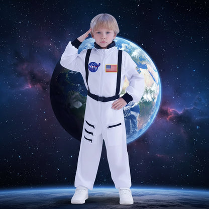 Halloween Costumes Kids Astronaut Jumpsuit Outfit - Image 1