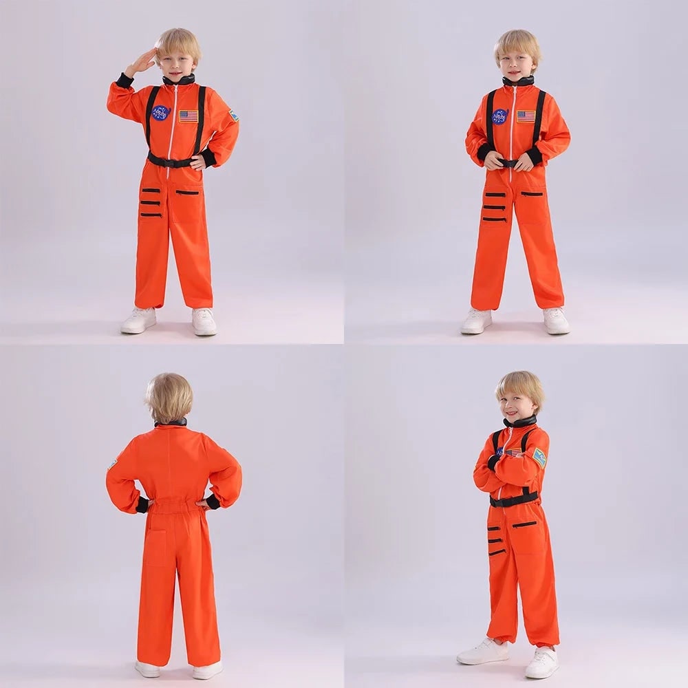 Halloween Costumes Kids Astronaut Jumpsuit Outfit - Image 4