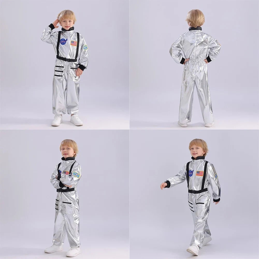 Halloween Costumes Kids Astronaut Jumpsuit Outfit - Image 6