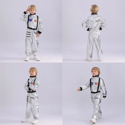 Halloween Costumes Kids Astronaut Jumpsuit Outfit - Image 6