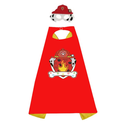 Halloween Costumes Kids Cape Mask Costume Set - Image 2