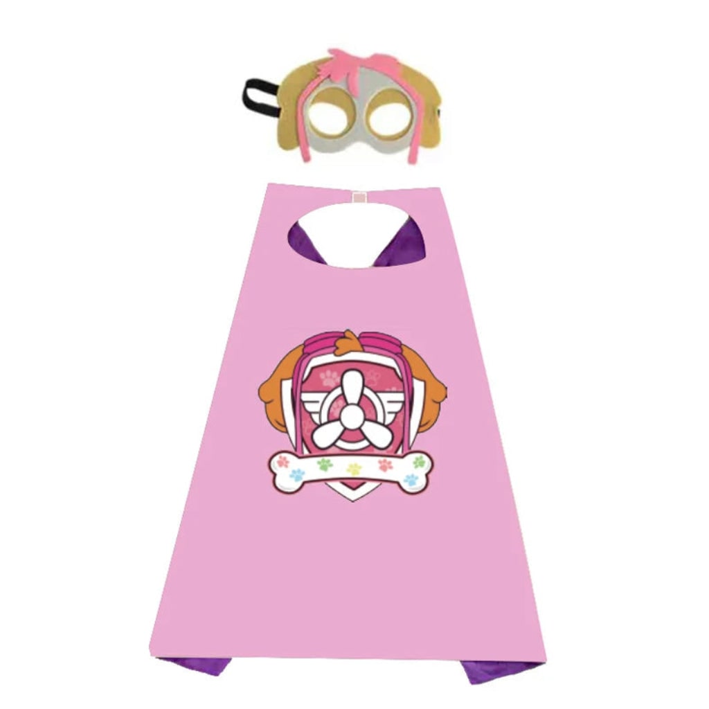 Halloween Costumes Kids Cape Mask Costume Set - Image 3