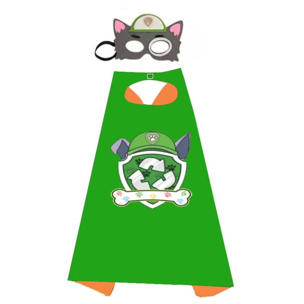 Halloween Costumes Kids Cape Mask Costume Set - Image 4