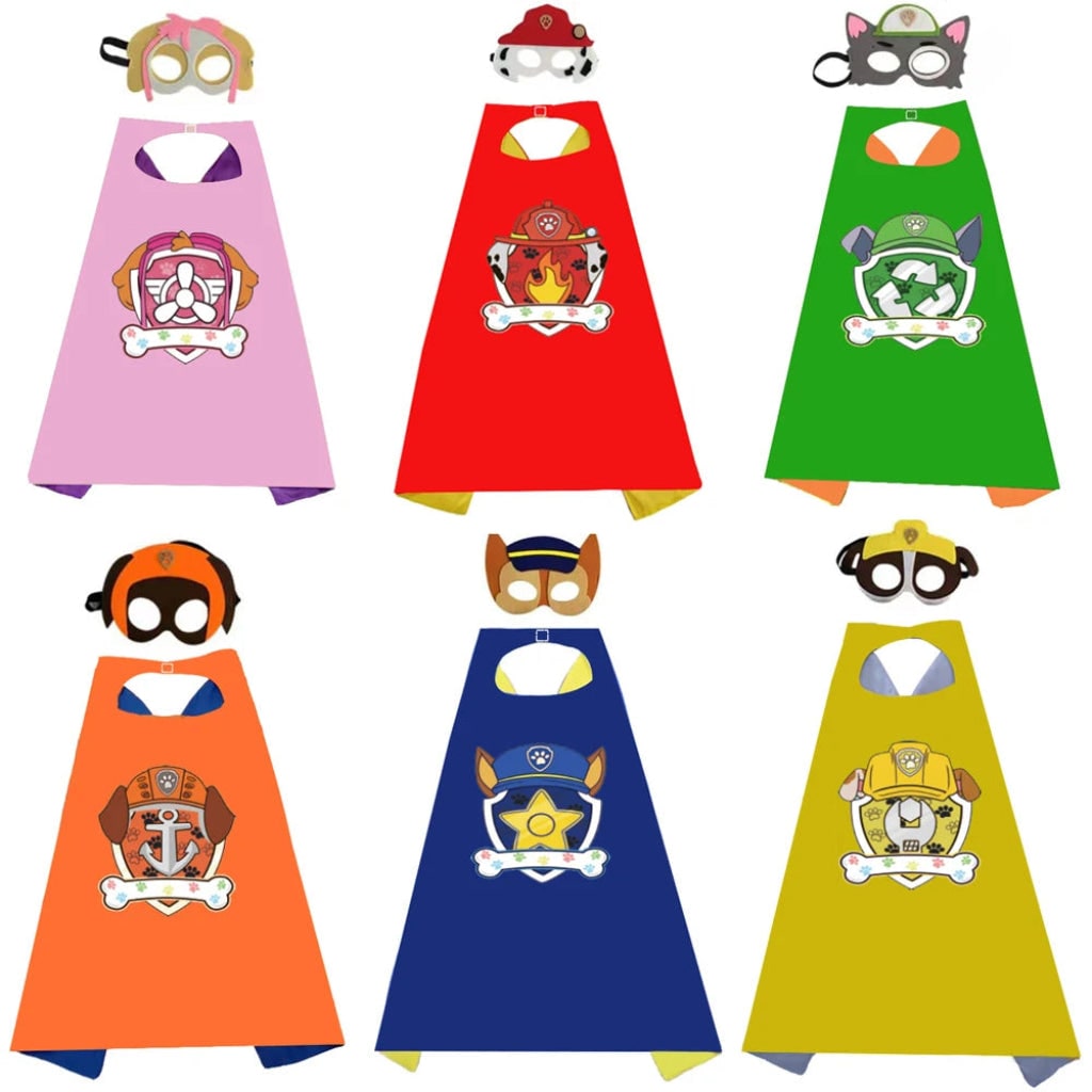 Halloween Costumes Kids Cape Mask Costume Set - Image 7
